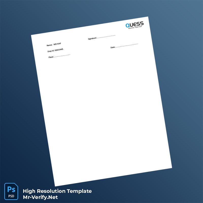 Editable Qwess Corporation Salary Certificate Word and Pdf Template 6 page Editable Qwess Corporation Salary Certificate Word and Pdf Template 6 page