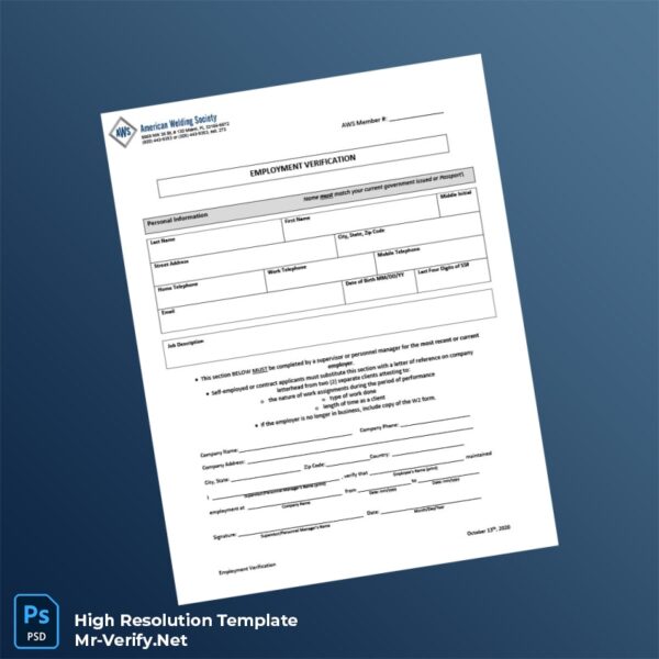 Editable Telecommunications Employment Verification Form Word and Pdf Template 2 page Editable Telecommunications Employment Verification Form Word and Pdf Template 2 page