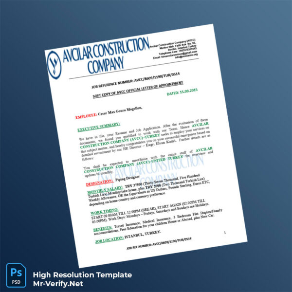 Turkey20Avcilar20Construction20Company20Employment20Verification20Letter20Template20in20Word20and20PDF20formats 600x600 - Editable File Template