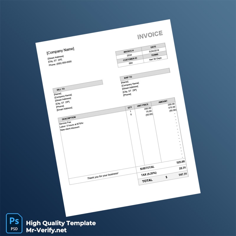 UK Smart Printing Solutions LTD Invoice Template in Word and PDF formats 8 page UK Smart Printing Solutions LTD Invoice Template in Word and PDF formats 8 page
