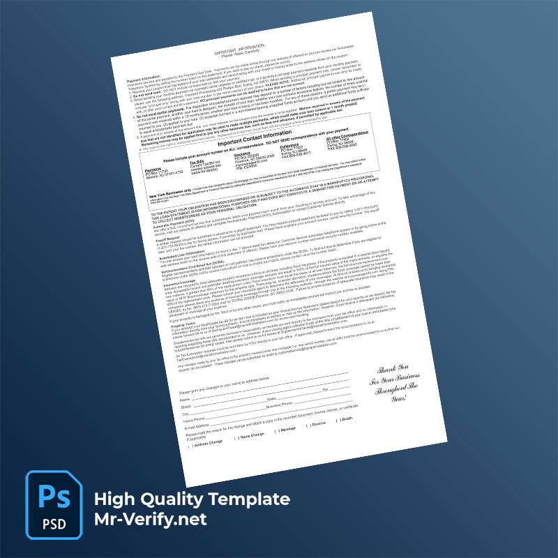 US Paul Grillo Audrey Grillo Editable Mortgage Statement Template in Word and PDF formats US Paul Grillo Audrey Grillo Editable Mortgage Statement Template in Word and PDF formats