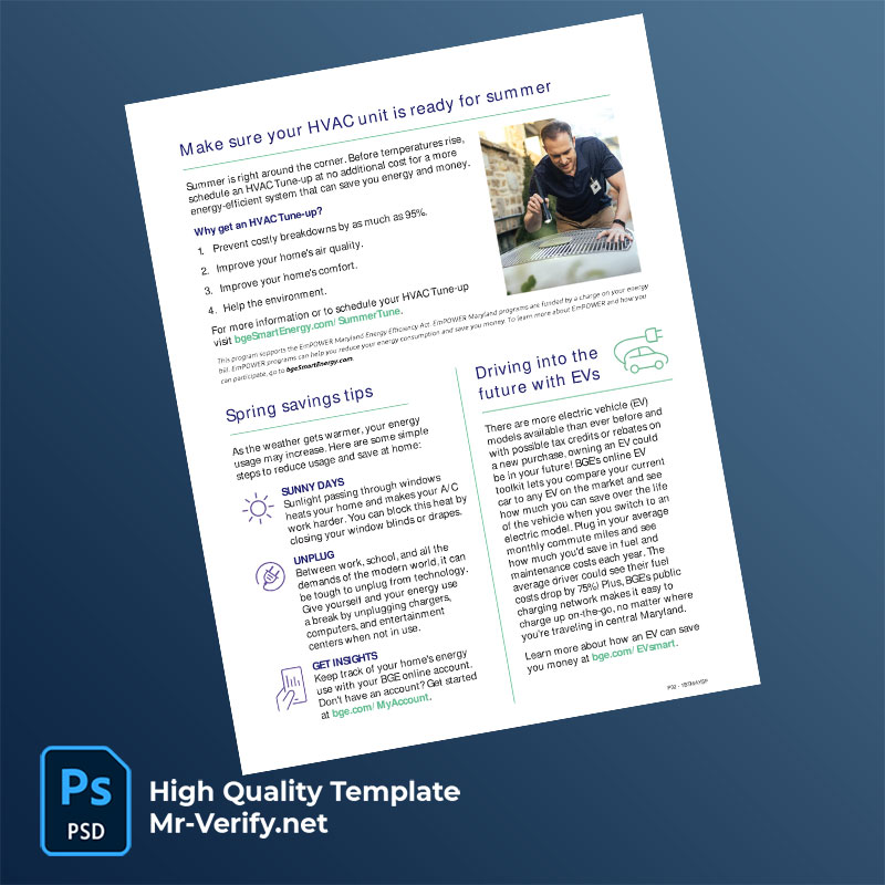 USA Baltimore Gas and Electric Editable Utility Bill Template in Word and PDF formats USA Baltimore Gas and Electric Editable Utility Bill Template in Word and PDF formats