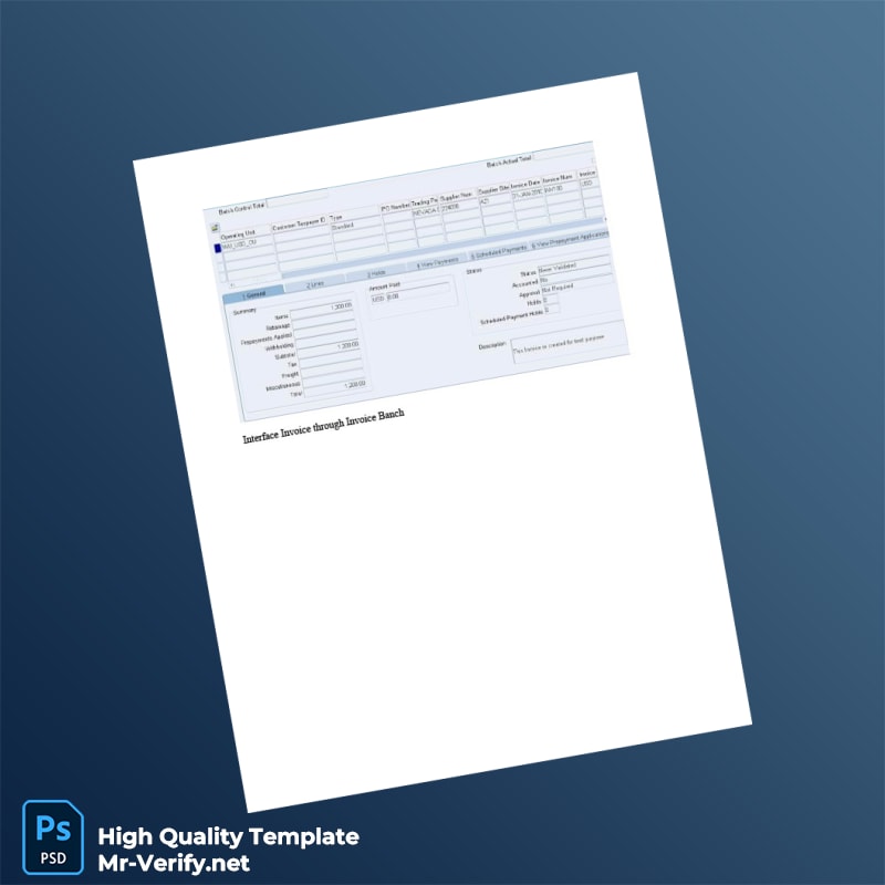 USA Oracle Database Invoice Template in Word and PDF formats 7 page USA Oracle Database Invoice Template in Word and PDF formats 7 page