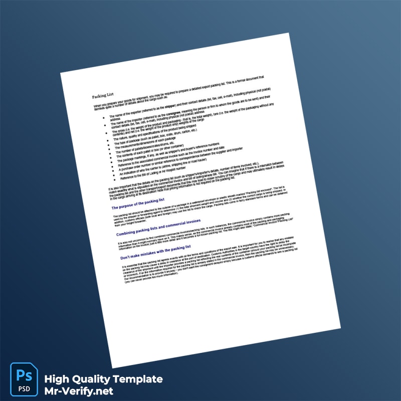 USA Proforma Invoice Template in Word and PDF formats 8 page USA Proforma Invoice Template in Word and PDF formats 8 page