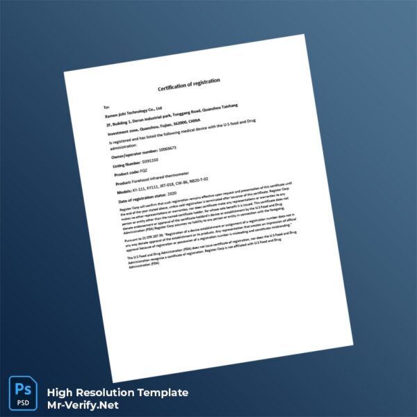 United20States20FDA20Registration20Certificate20Template20in20Word20and20PDF20formats 600x600 - Buy Verified Accounts