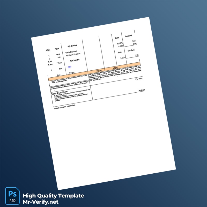 Unknown Unknown Tax Invoice Template in Word and PDF formats 5 page Unknown Unknown Tax Invoice Template in Word and PDF formats 5 page