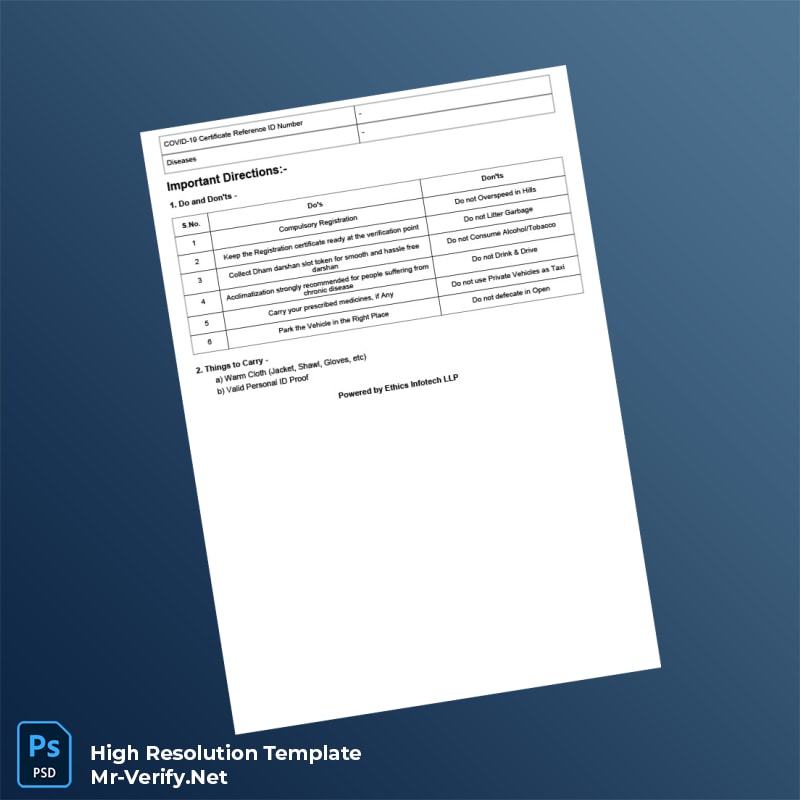 Editable Uttarakhand Uttarakhand Tourism Development Board Yatra Registration Letter Word and Pdf Template 2 page Editable Uttarakhand Uttarakhand Tourism Development Board Yatra Registration Letter Word and Pdf Template 2 page