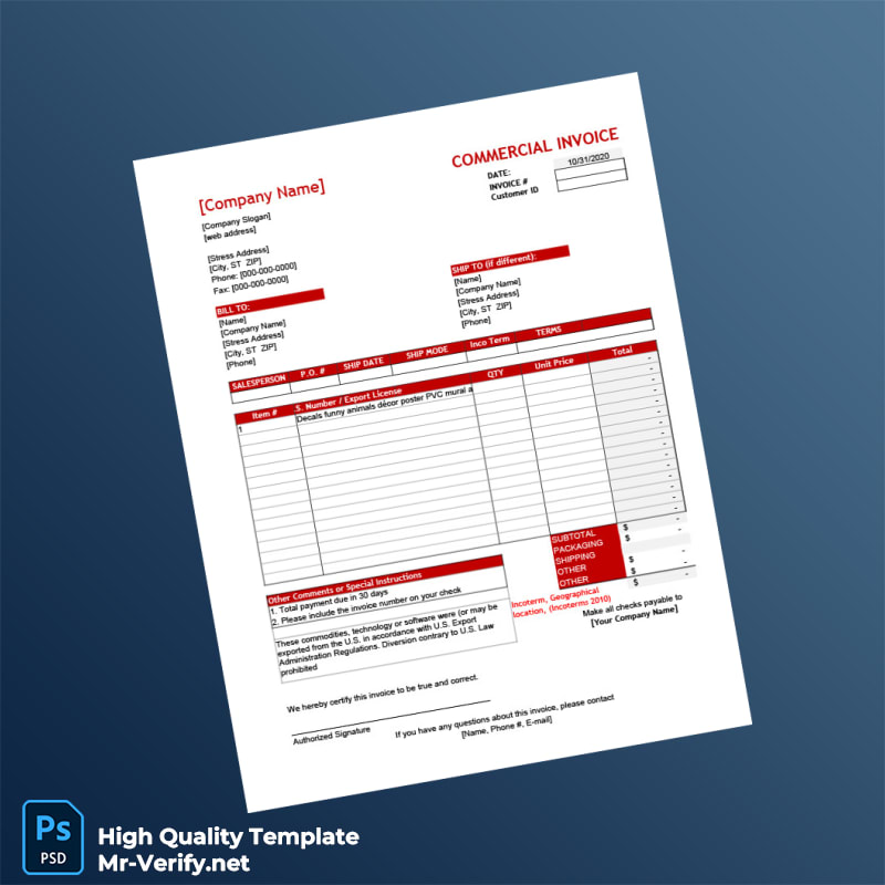 Vietnam Maxxsport Invoice Template in Word and PDF formats 3 page Vietnam Maxxsport Invoice Template in Word and PDF formats 3 page