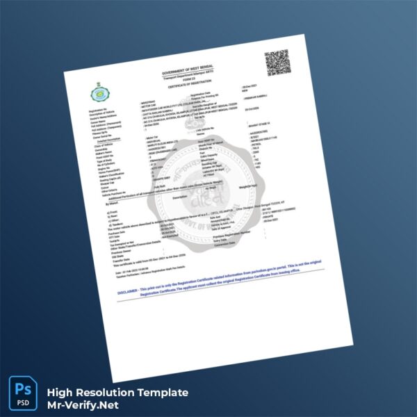 West20Bengal20Transport20Department20Certificate20of20Registration20Template20in20Word20and20PDF20formats 600x600 - Buy Verified Accounts