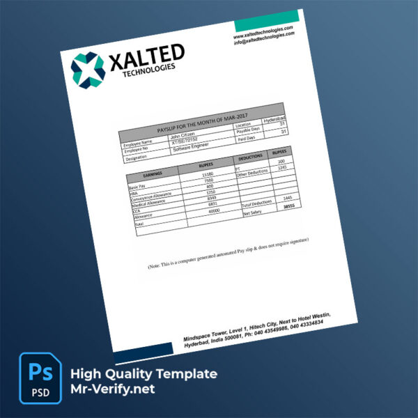 Xalted Technologies payslip word and pdf template mrverify 600x600 - Buy Verified Accounts