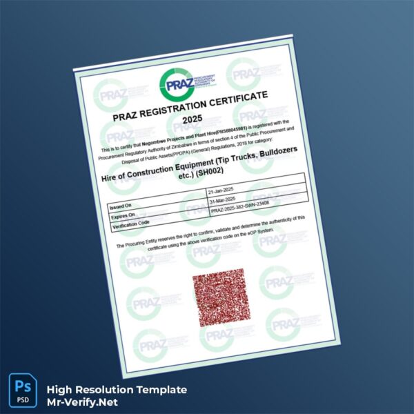 Zimbabwe20Procurement20Regulatory20Authority20Registration20Certificate20Template20in20Word20and20PDF20formats 600x600 - Buy Verified Accounts