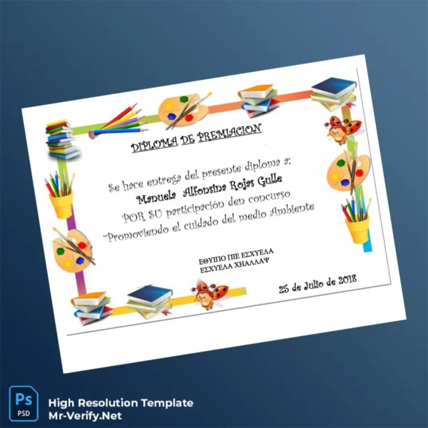 Argentina Environmental Care Award Diploma Template – Fully Editable & Print-Ready 6 Page Argentina Environmental Care Award Diploma Template – Fully Editable & Print-Ready 6 Page