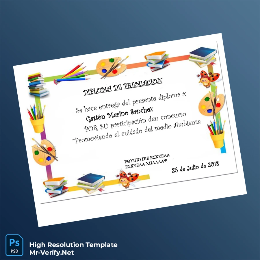 Argentina Environmental Care Award Diploma Template – Fully Editable & Print-Ready 6 Page Argentina Environmental Care Award Diploma Template – Fully Editable & Print-Ready 6 Page