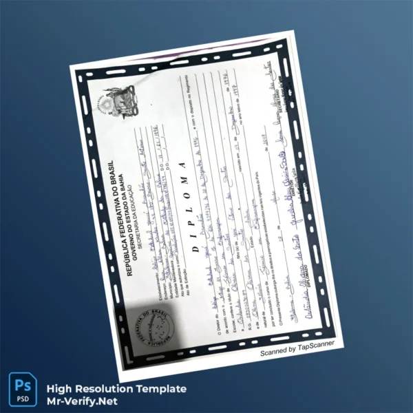 Brazil Federal Republic Diploma Template – Fully Editable & Print-Ready 2 Page Brazil Federal Republic Diploma Template – Fully Editable & Print-Ready 2 Page