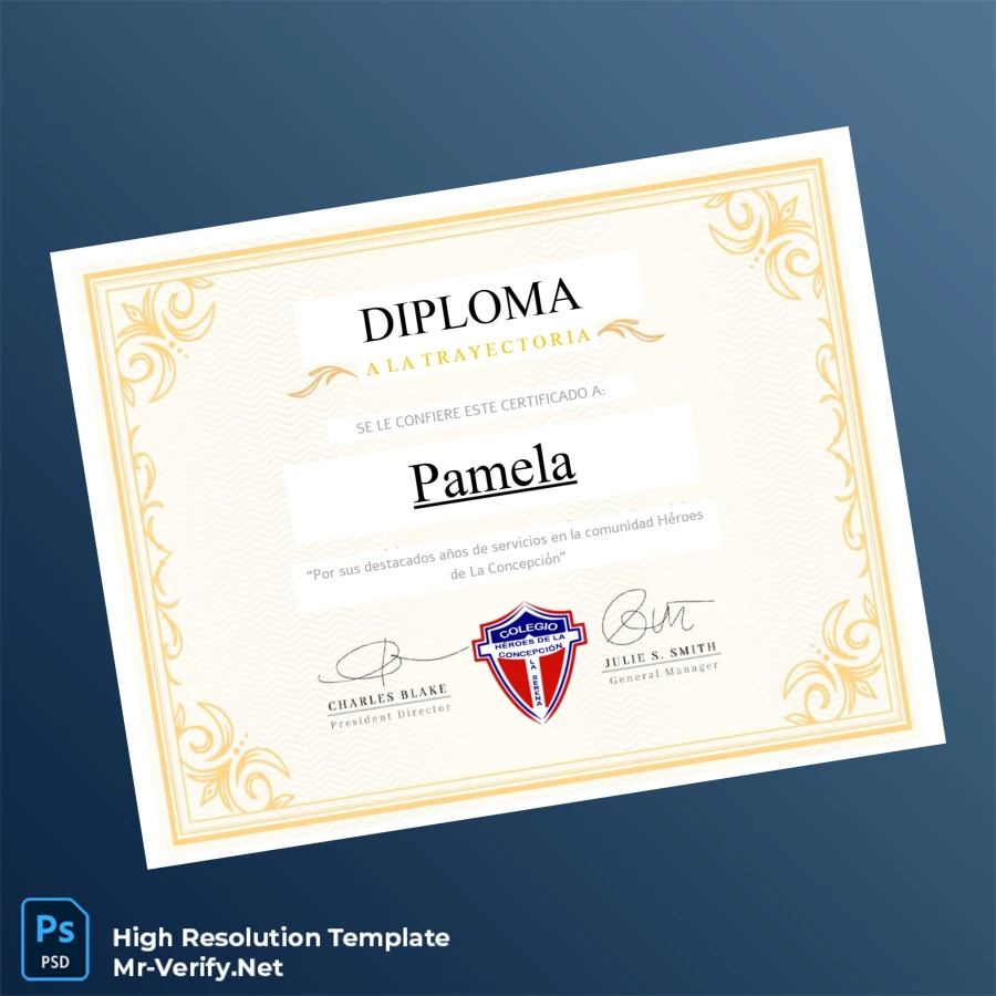 Chile Héroes de La Concepción Certificate of Achievement Template – Fully Editable & High Resolution Chile Héroes de La Concepción Certificate of Achievement Template – Fully Editable & High Resolution