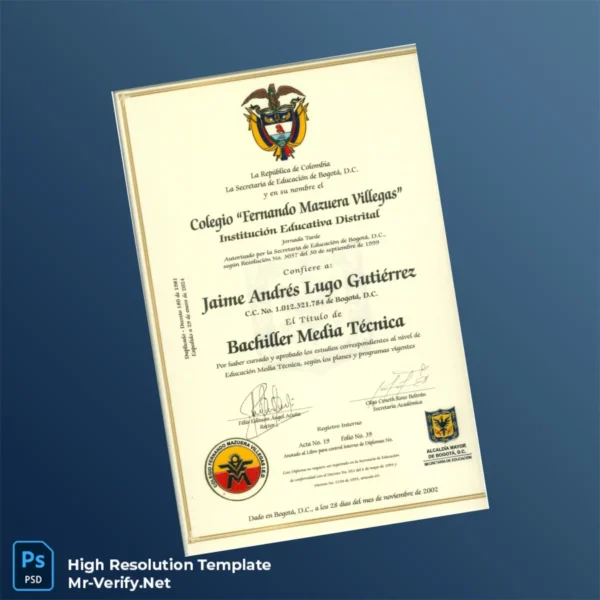 Colombia Colegio Fernando Mazuera Villegas Bachiller Media Técnica Template – Fully Editable, High Resolution Colombia Colegio Fernando Mazuera Villegas Bachiller Media Técnica Template – Fully Editable, High Resolution