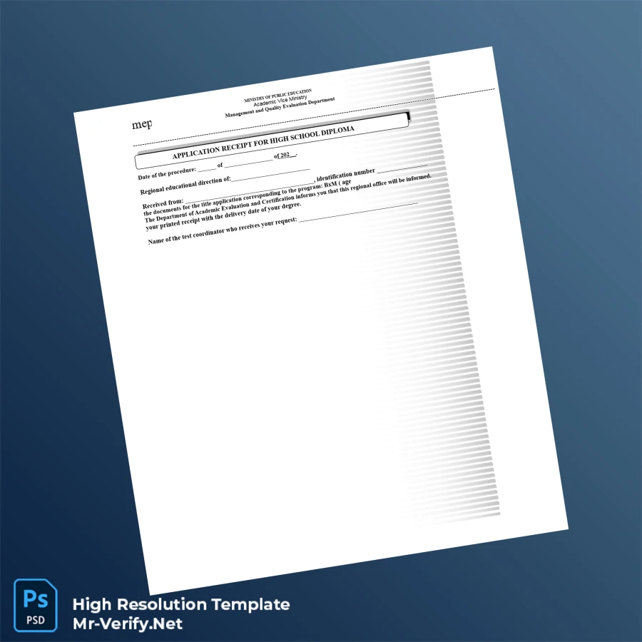 Costa Rica Ministry of Public Education High School Diploma – Fully Editable & High Resolution 3 Page Costa Rica Ministry of Public Education High School Diploma – Fully Editable & High Resolution 3 Page