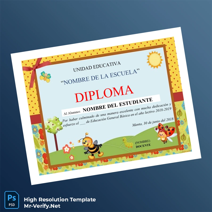 Ecuador Unidad Educativa Nombre de la Escuela Diploma Template – Fully Editable Print-Ready 8 Page Ecuador Unidad Educativa Nombre de la Escuela Diploma Template – Fully Editable Print-Ready 8 Page