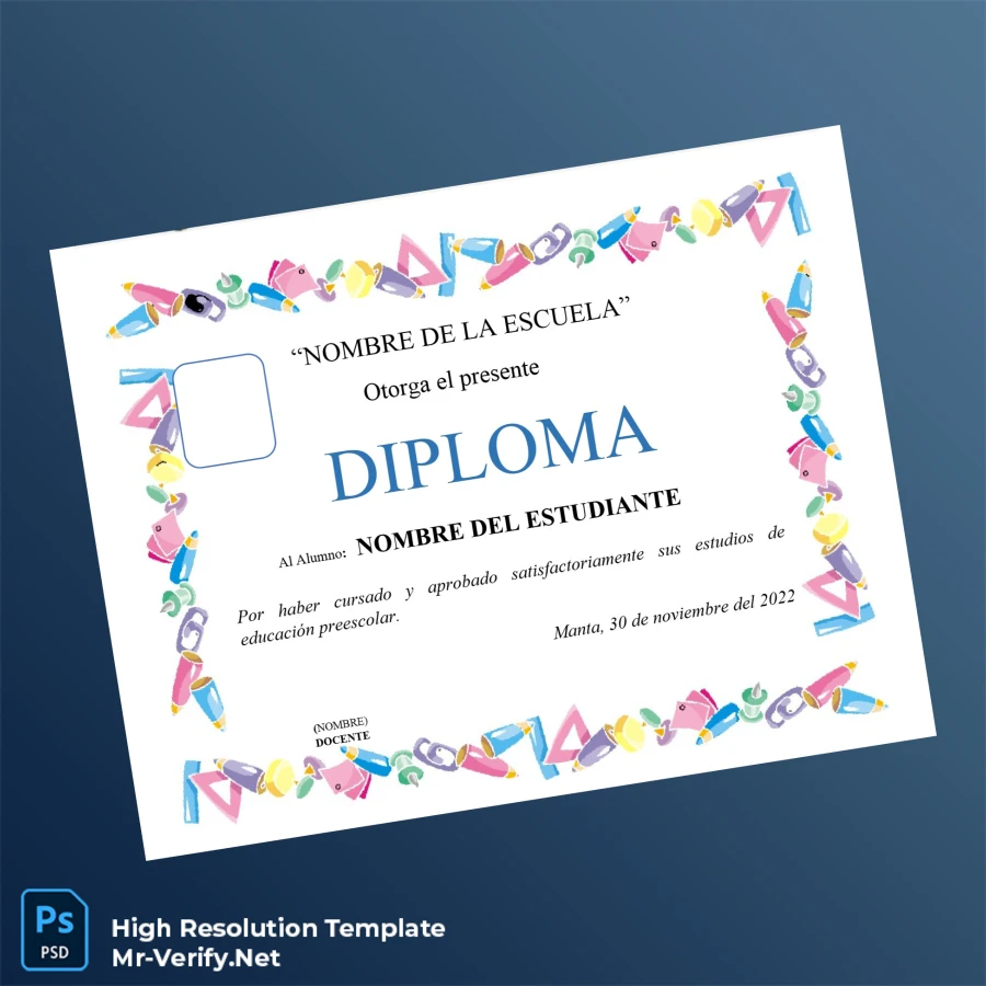 Ecuador Unidad Educativa _Nombre de la Escuela_ Primary and Preschool Education Diploma – Fully Editable High Resolution 8 Page Ecuador Unidad Educativa _Nombre de la Escuela_ Primary and Preschool Education Diploma – Fully Editable High Resolution 8 Page
