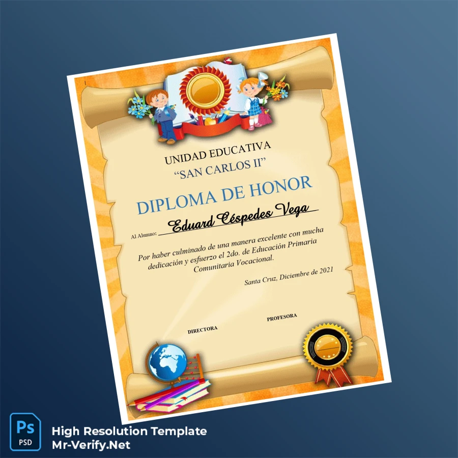 Ecuador Unidad Educativa _San Carlos II_ Honorary Diploma – Fully Editable & Print-Ready 7 Page Ecuador Unidad Educativa _San Carlos II_ Honorary Diploma – Fully Editable & Print-Ready 7 Page