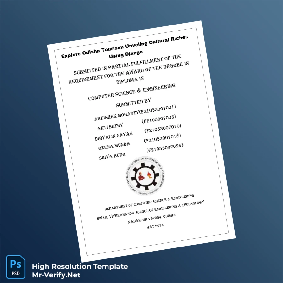 India Swami Vivekananda School of Engineering and Technology Diploma in Computer Science and Engineering Template – Fully Editable Print-Ready 3 Page India Swami Vivekananda School of Engineering and Technology Diploma in Computer Science and Engineering Template – Fully Editable Print-Ready 3 Page