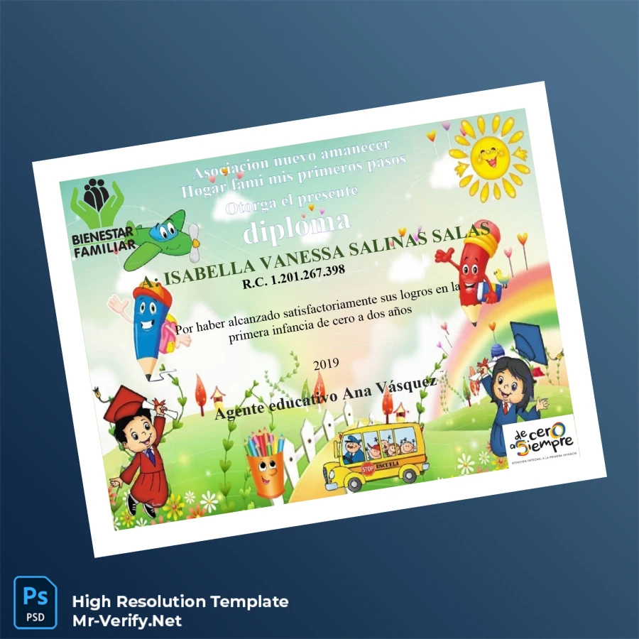 Mexico Asociación Nuevo Amanecer Diploma Template – Fully Editable, High Resolution Mexico Asociación Nuevo Amanecer Diploma Template – Fully Editable, High Resolution