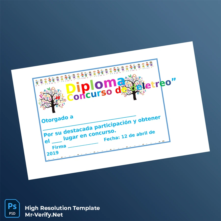 Mexico Diploma of Spelling Contest Template – Fully Editable & Print-Ready Mexico Diploma of Spelling Contest Template – Fully Editable & Print-Ready