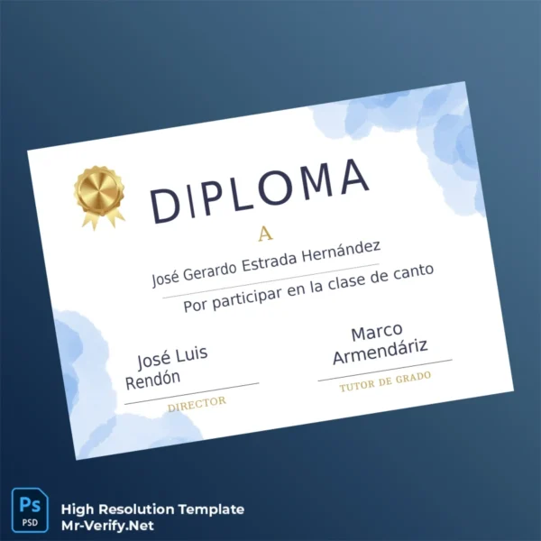 Mexico José Gerardo Estrada Hernández Diploma Template – Fully Editable & High Resolution Mexico José Gerardo Estrada Hernández Diploma Template – Fully Editable & High Resolution