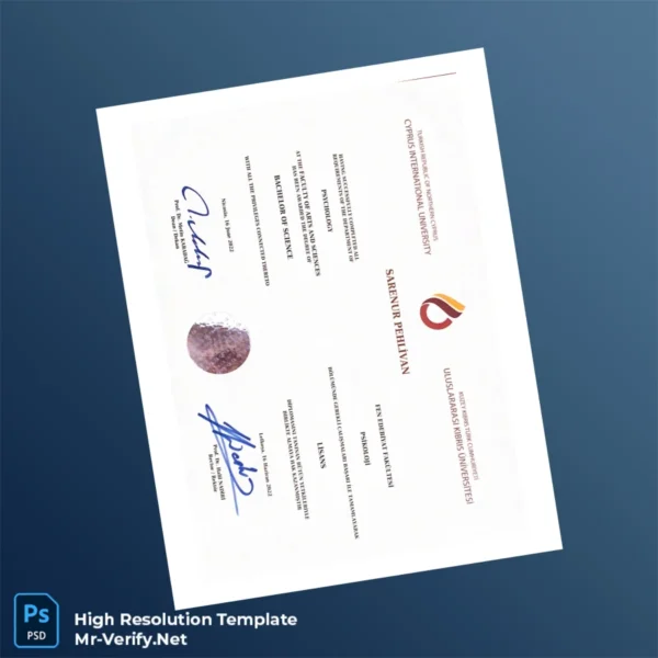 Northern Cyprus International University Bachelor of Science in Psychology Template – Fully Editable & High Resolution 2 Page Northern Cyprus International University Bachelor of Science in Psychology Template – Fully Editable & High Resolution 2 Page