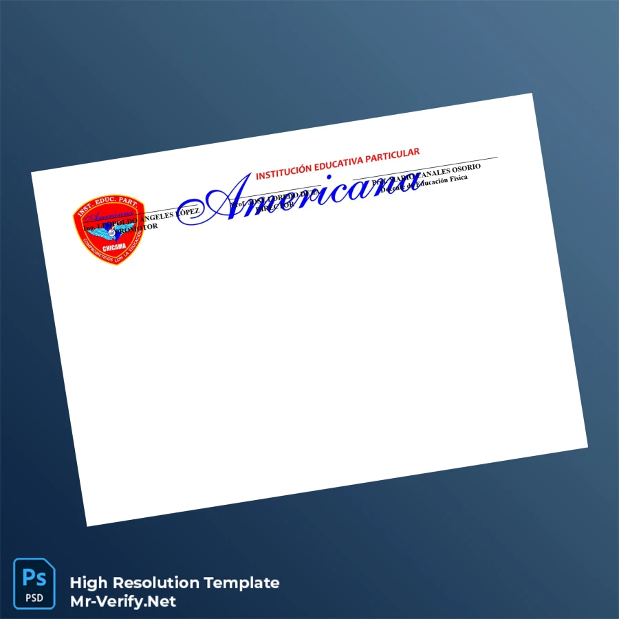 Peru Institutional Educational Particular Americana Diploma of Honor – Fully Editable High Resolution 2 Page Peru Institutional Educational Particular Americana Diploma of Honor – Fully Editable High Resolution 2 Page
