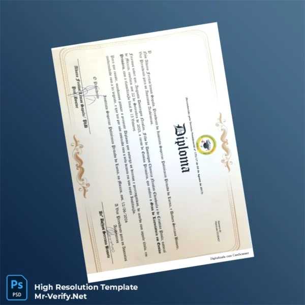 Portugal Instituto Superior Politécnico Privado do Lenta Diploma Template – Fully Editable & Print-Ready Portugal Instituto Superior Politécnico Privado do Lenta Diploma Template – Fully Editable & Print-Ready