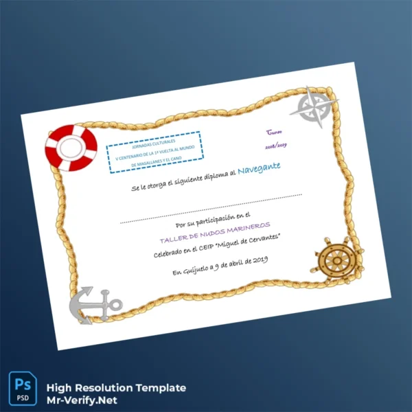 Spain CEIP Miguel de Cervantes Diploma Template – Fully Editable & Print-Ready Spain CEIP Miguel de Cervantes Diploma Template – Fully Editable & Print-Ready