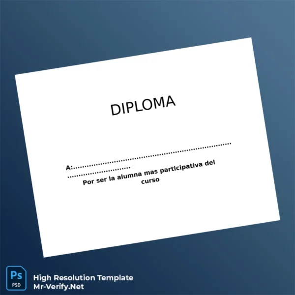 Spain Diploma de Student Participation Template – Fully Editable & Print-Ready 2 Page Spain Diploma de Student Participation Template – Fully Editable & Print-Ready 2 Page