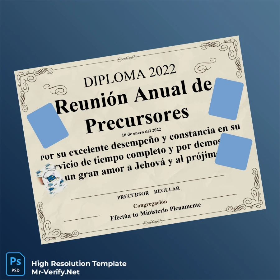 Spain Effectúa tu Ministerio Plenamente Regular Pioneer Diploma – Fully Editable High Resolution 2 Page Spain Effectúa tu Ministerio Plenamente Regular Pioneer Diploma – Fully Editable High Resolution 2 Page