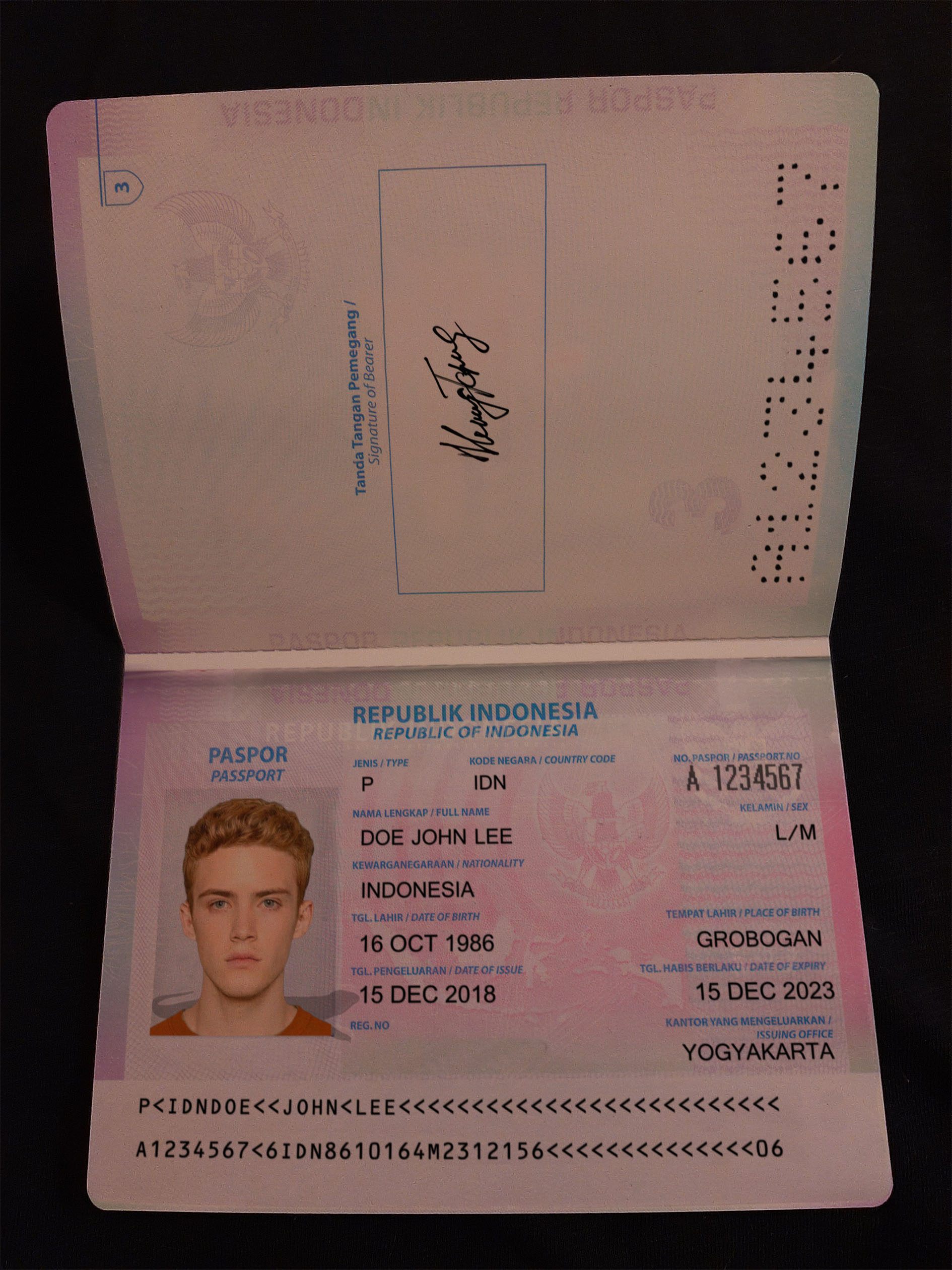 Indonesia passport - Indonesia passport