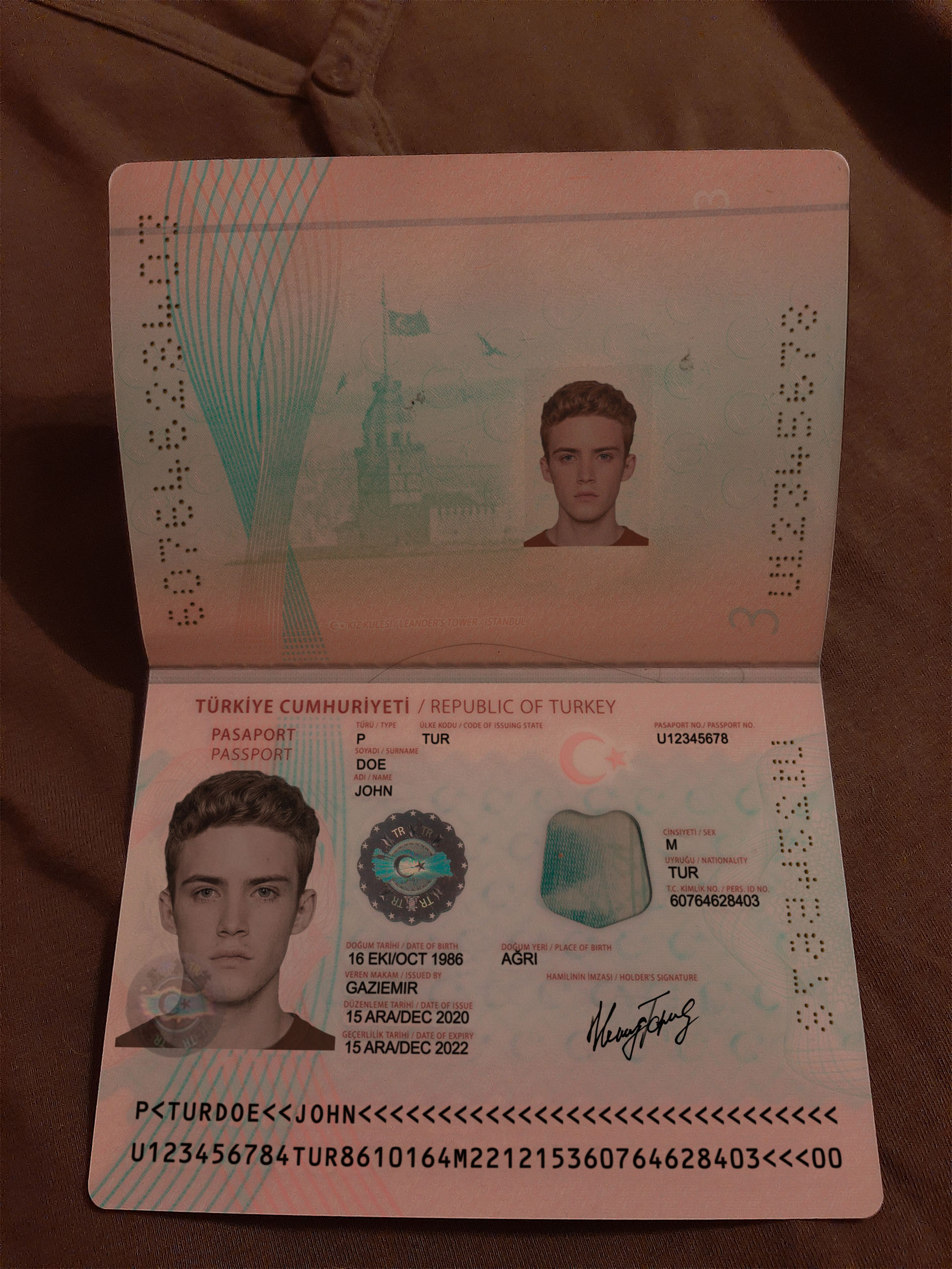 Turkey Passport2 - Turkey Passport