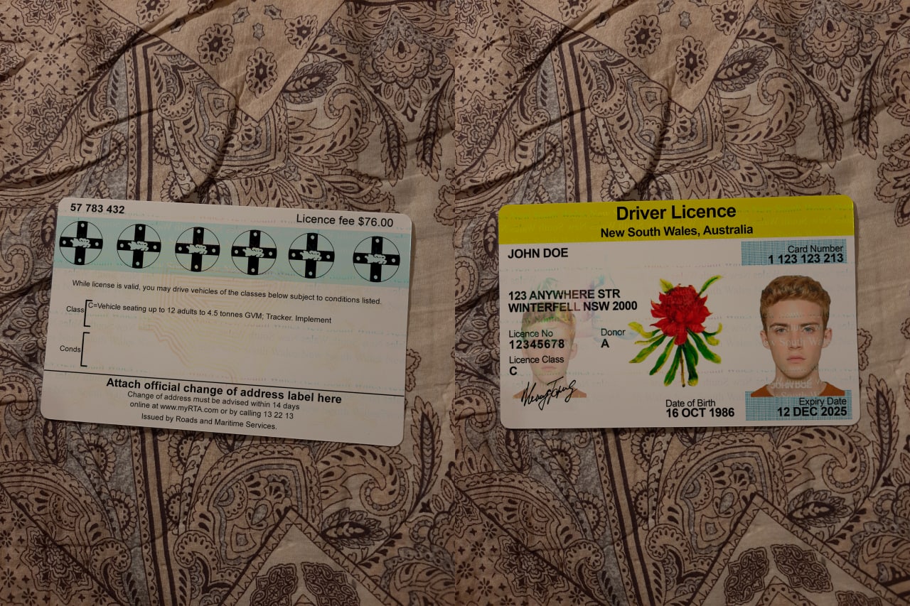 australia dl 0 - Australia Driver License