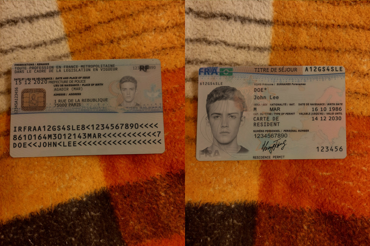 france residence permit preview - France Residence Card