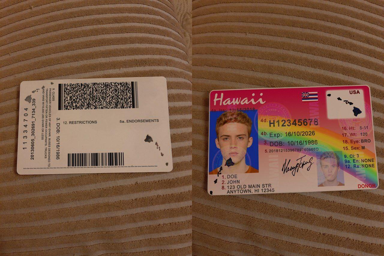 hawaii result - USA Hawaii Driver License