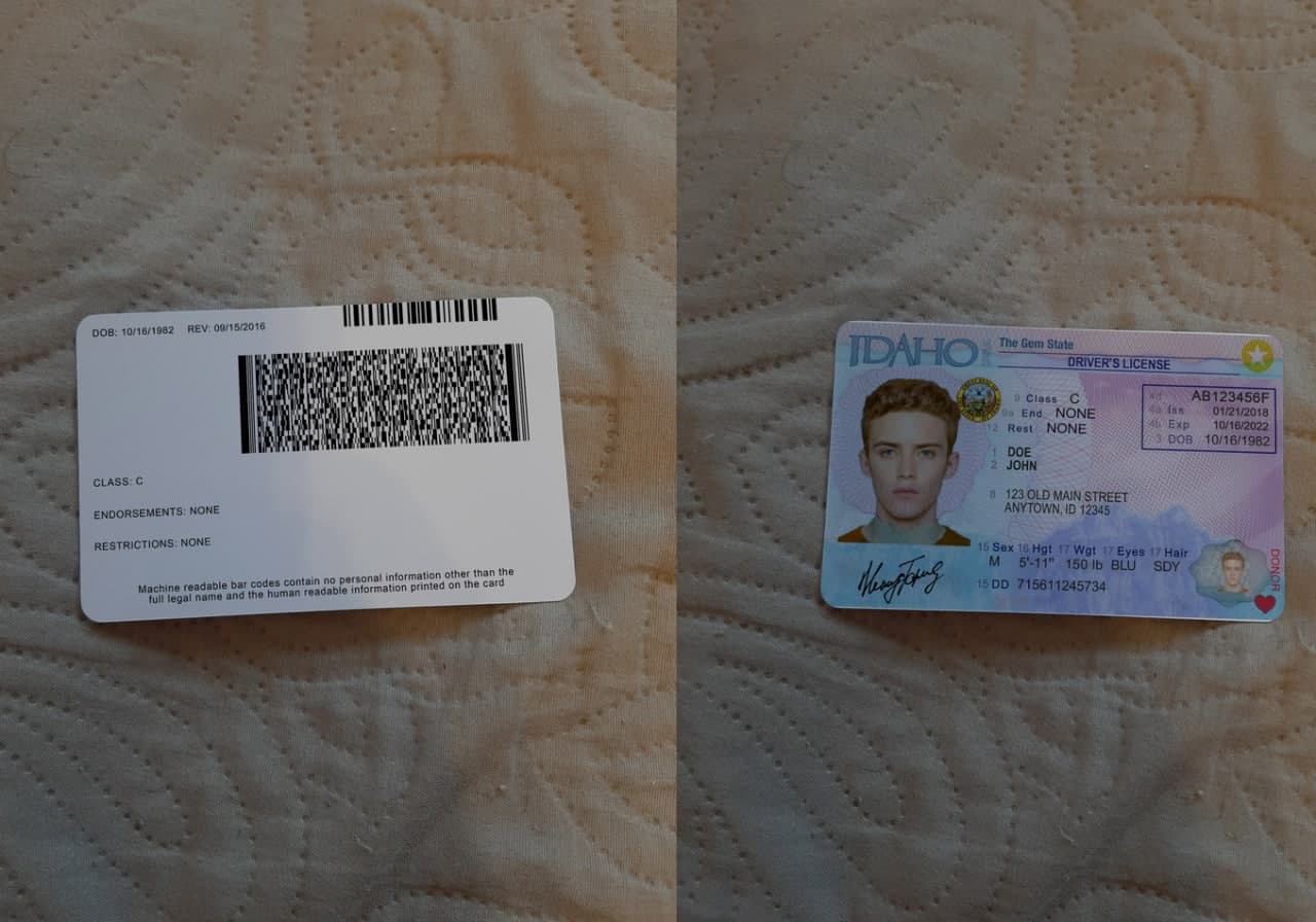 idaho dl result image - USA Idaho DL