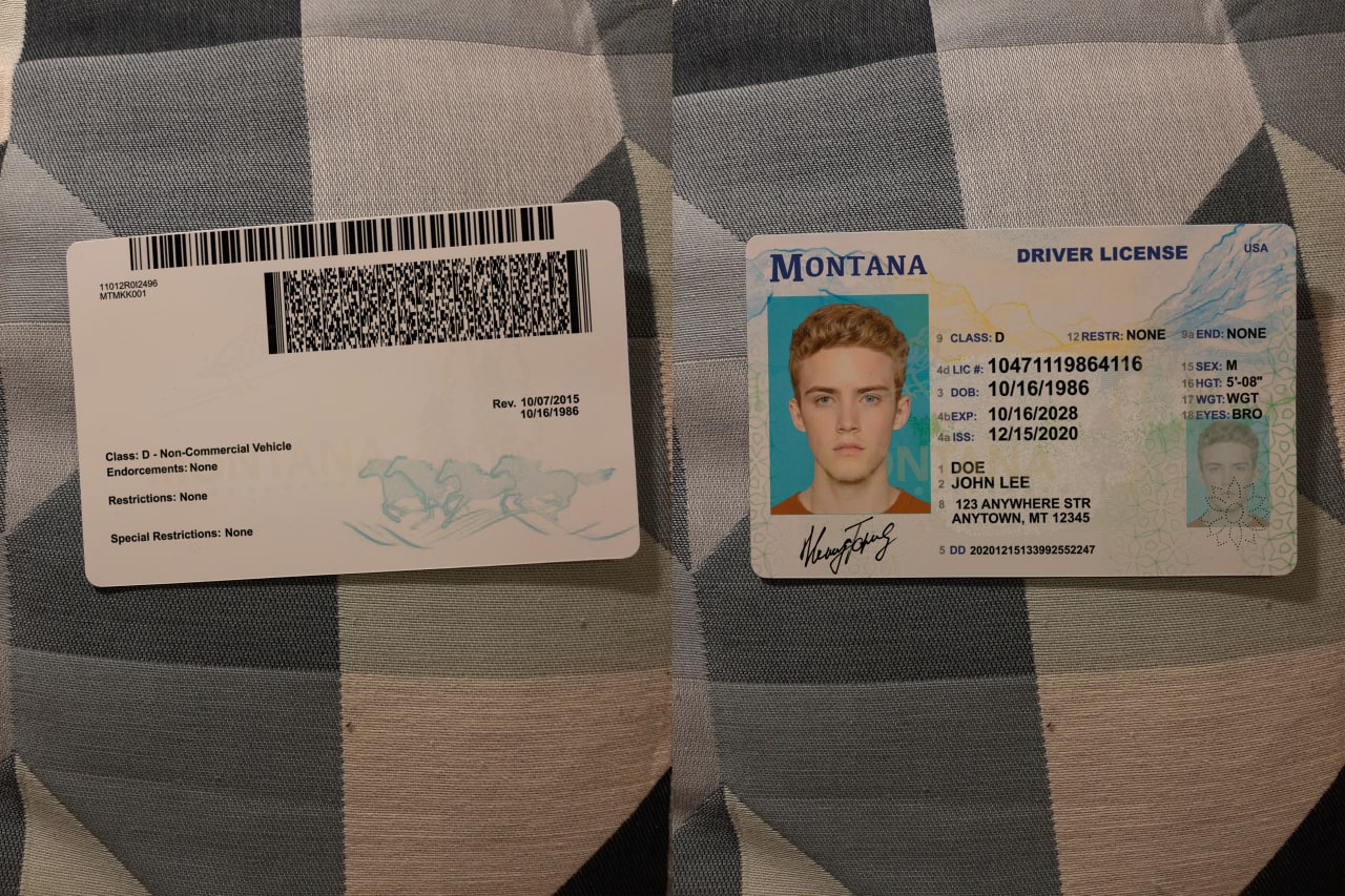 montana drivres license result image - USA Montana Driver License