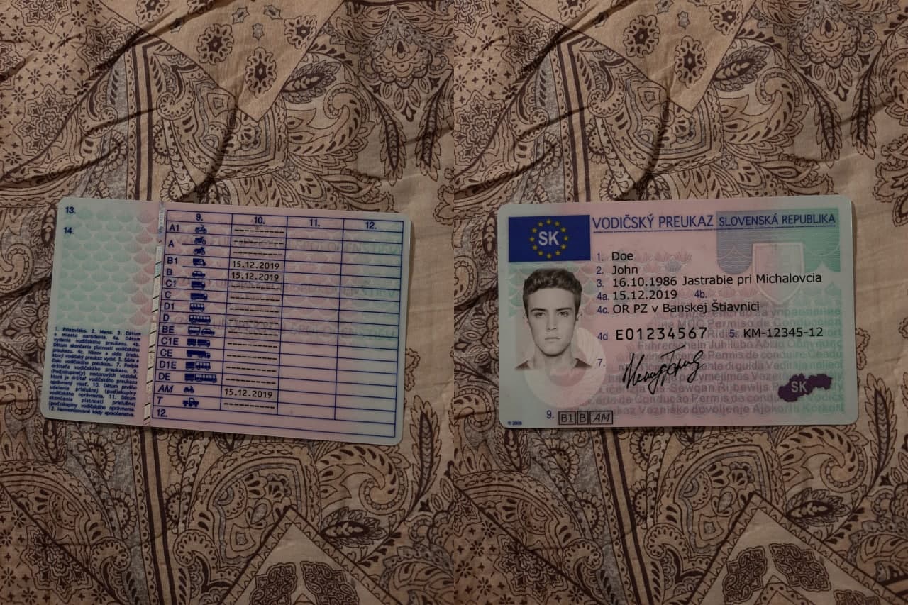 slovakia dl result - Slovakia Driving License