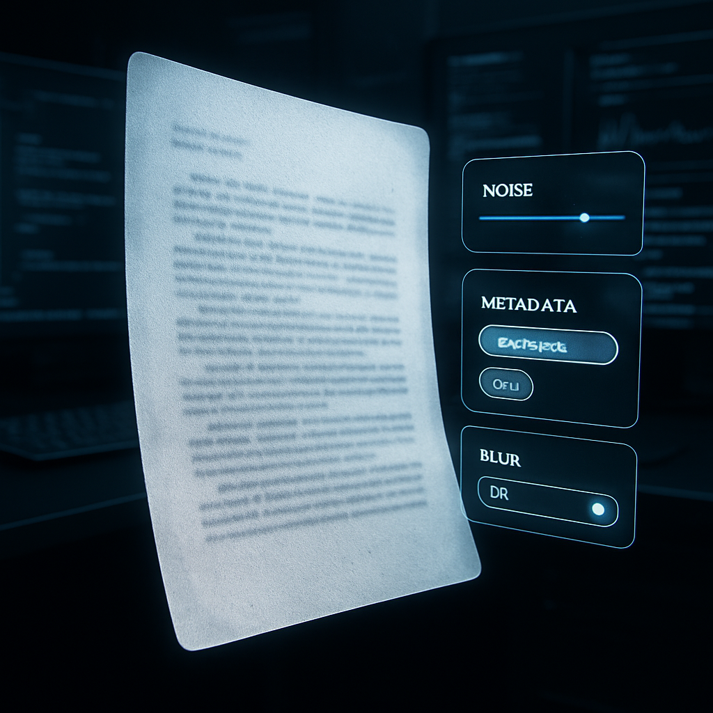 Editable File Template how to make document look scanned guide to adding realistic scan effects featured - Editable File Template